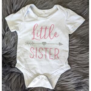 Little Sister Onsie sz 6-9M